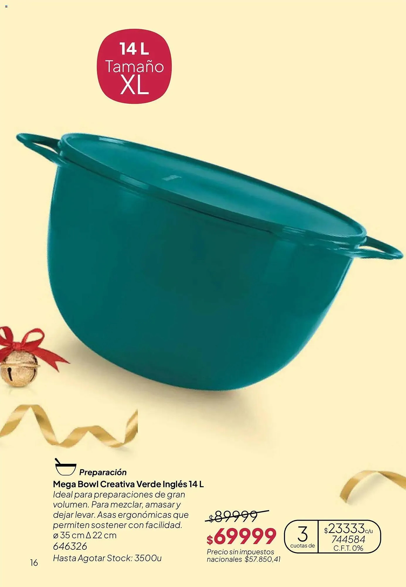 Ofertas de Folleto Tupperware 24 de noviembre al 31 de diciembre 2025 - Página 17 del catálogo