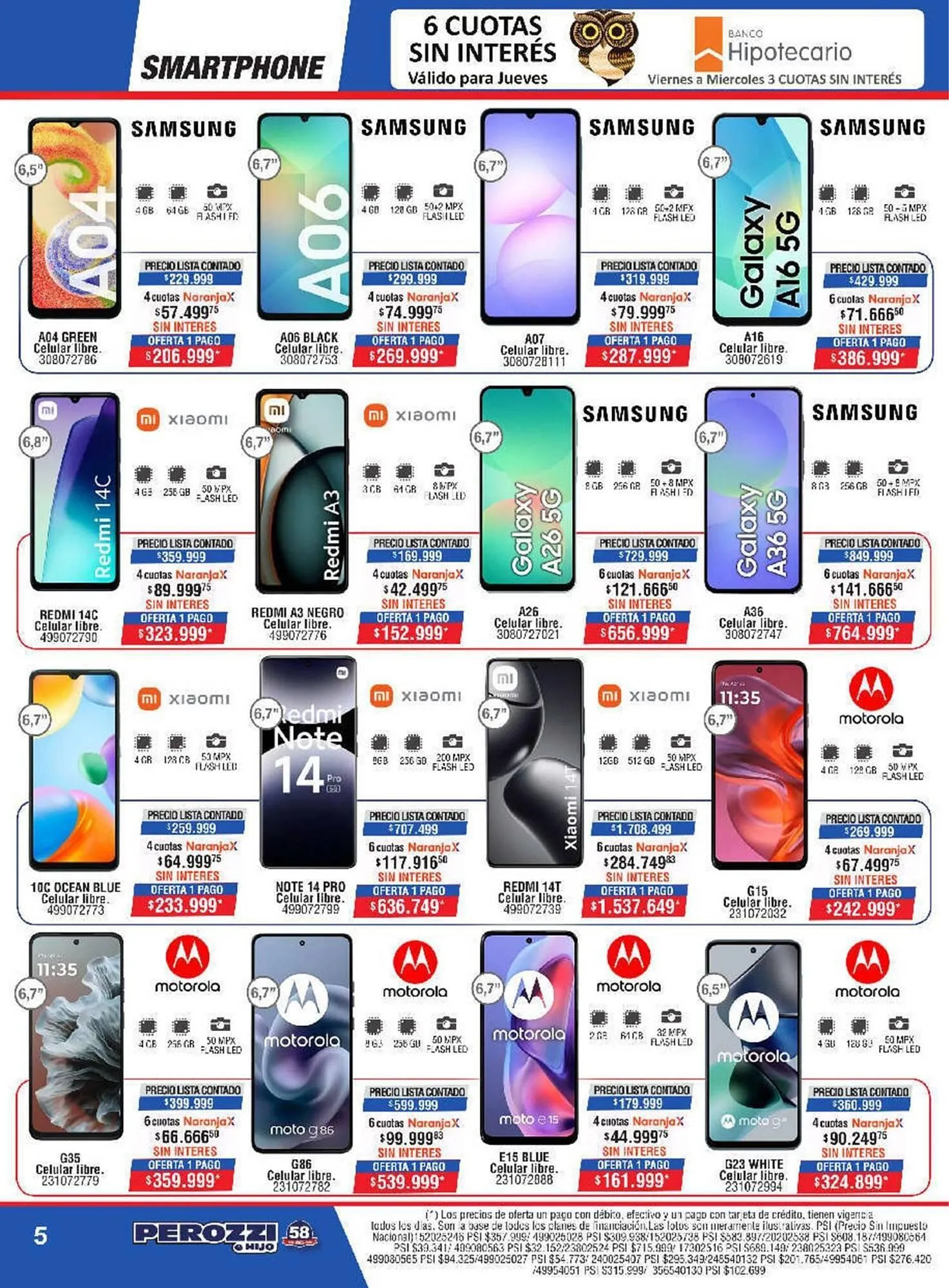 Ofertas de Catálogo Perozzi 9 de abril al 30 de abril 2026 - Página 6 del catálogo