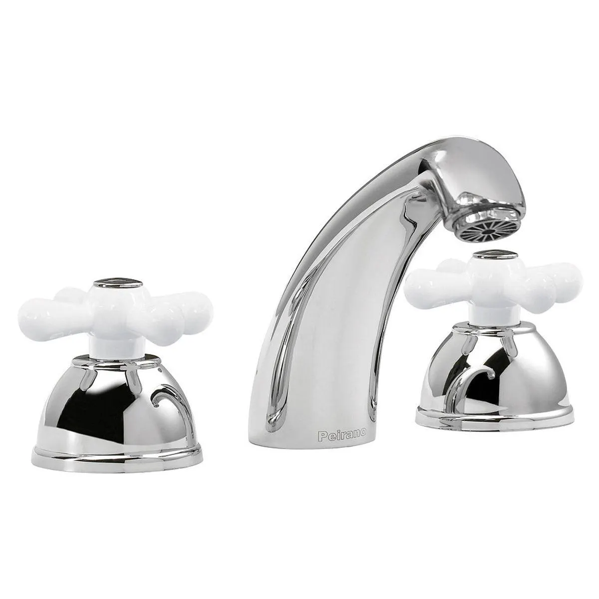 Griferia Para Lavatorio Ares Plus Blanco/Cromo Peirano