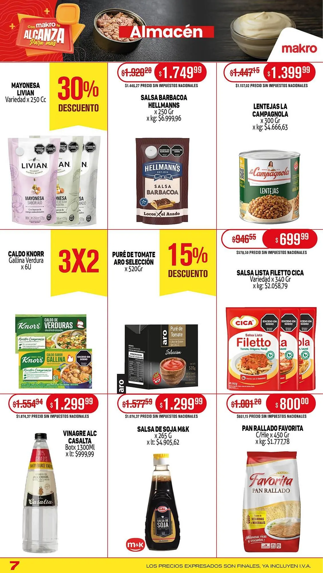 Ofertas de Catálogo Makro 24 de julio al 30 de julio 2025 - Página 7 del catálogo