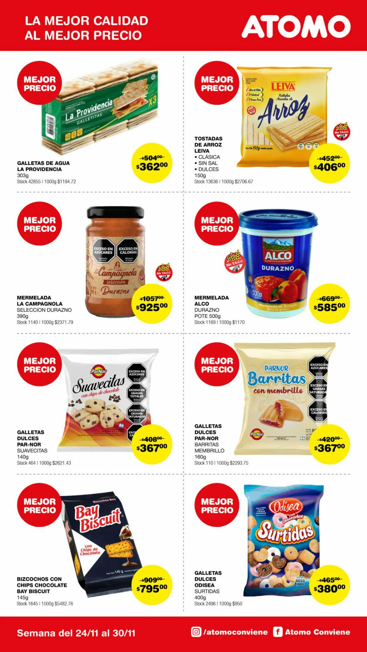 Ofertas de ATOMO Conviene 24 de noviembre al 30 de noviembre 2024 - Página 8 del catálogo