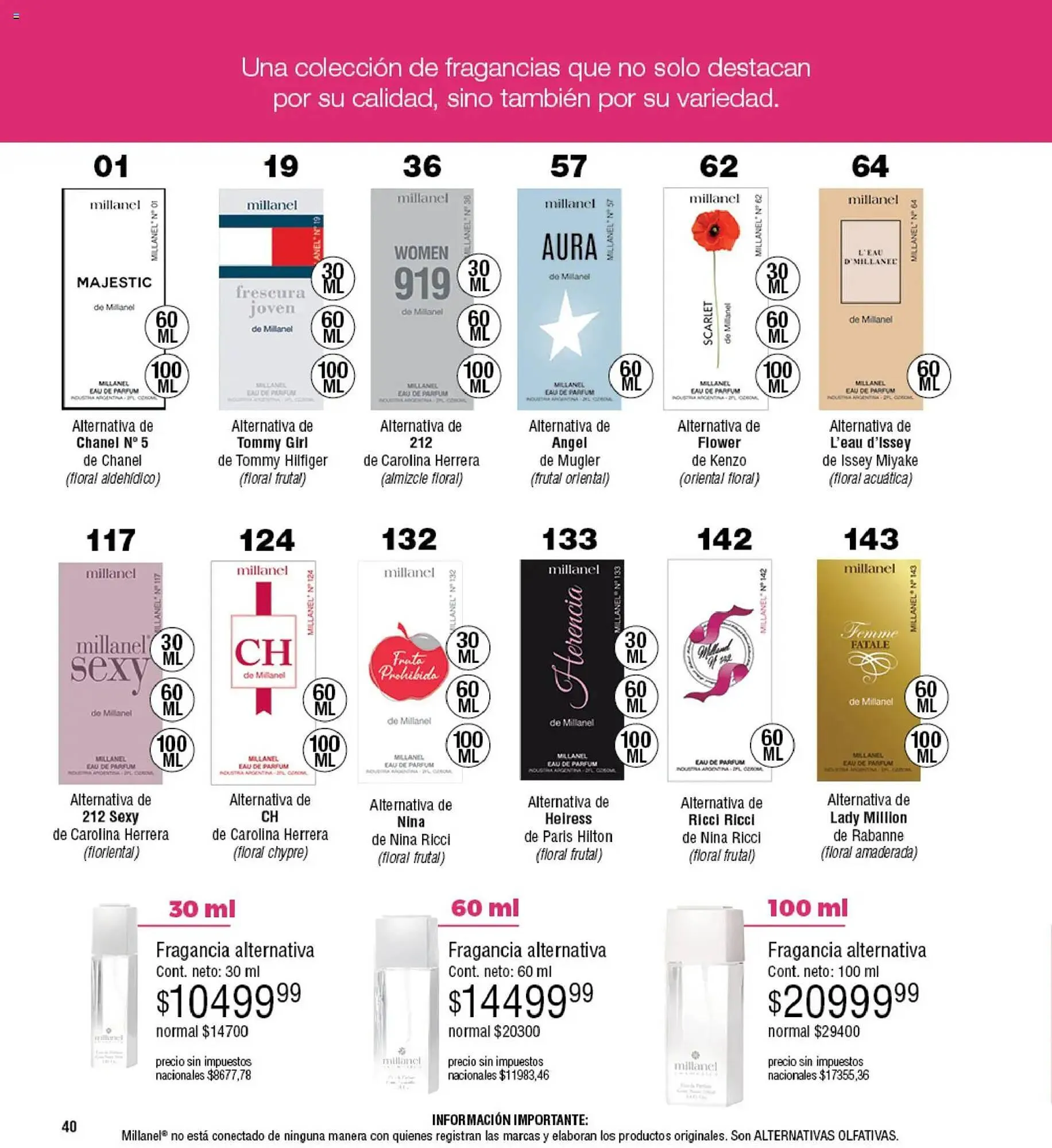 Ofertas de Catálogo Millanel Cosmética 30 de marzo al 27 de abril 2026 - Página 40 del catálogo