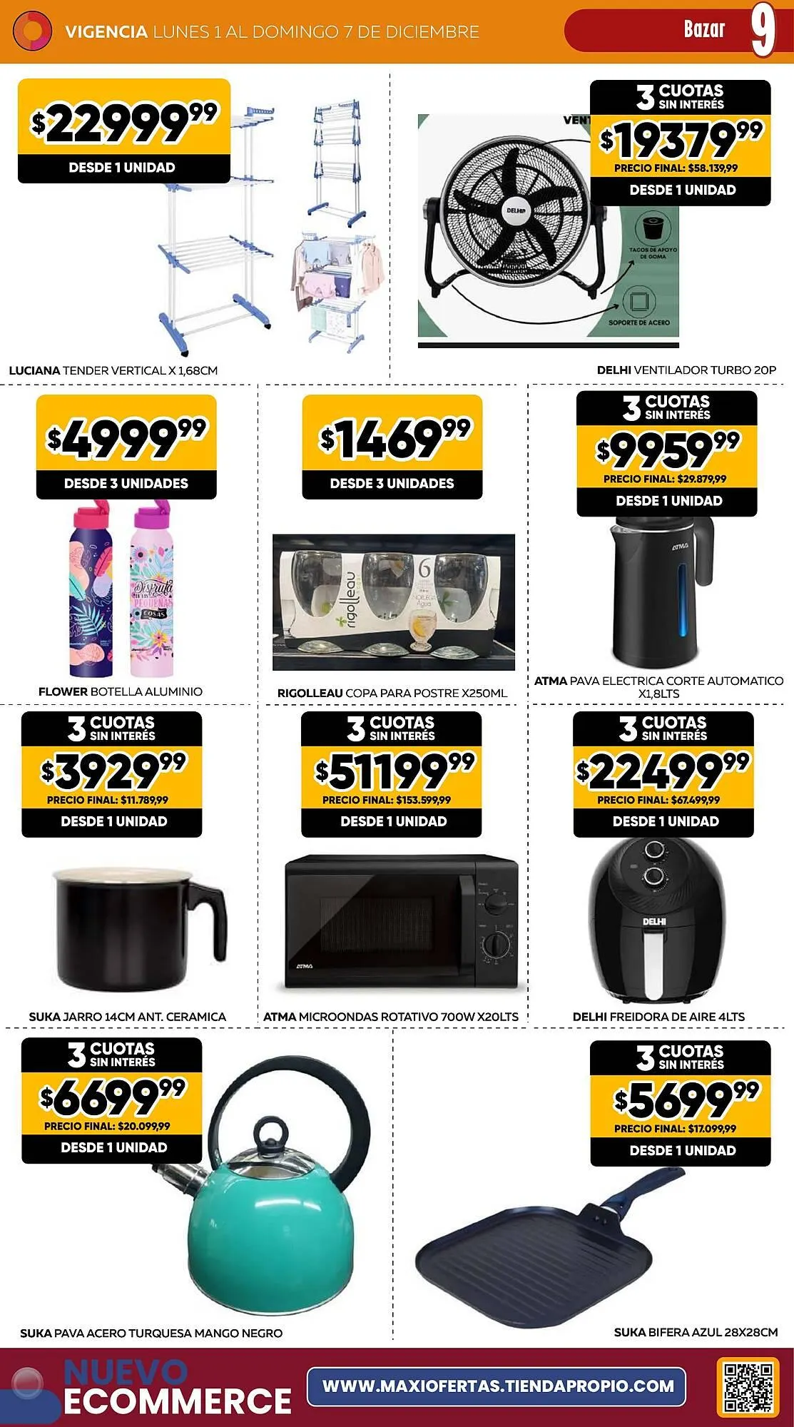 Ofertas de Catálogo Maxi Ofertas 1 de diciembre al 7 de diciembre 2025 - Página 9 del catálogo