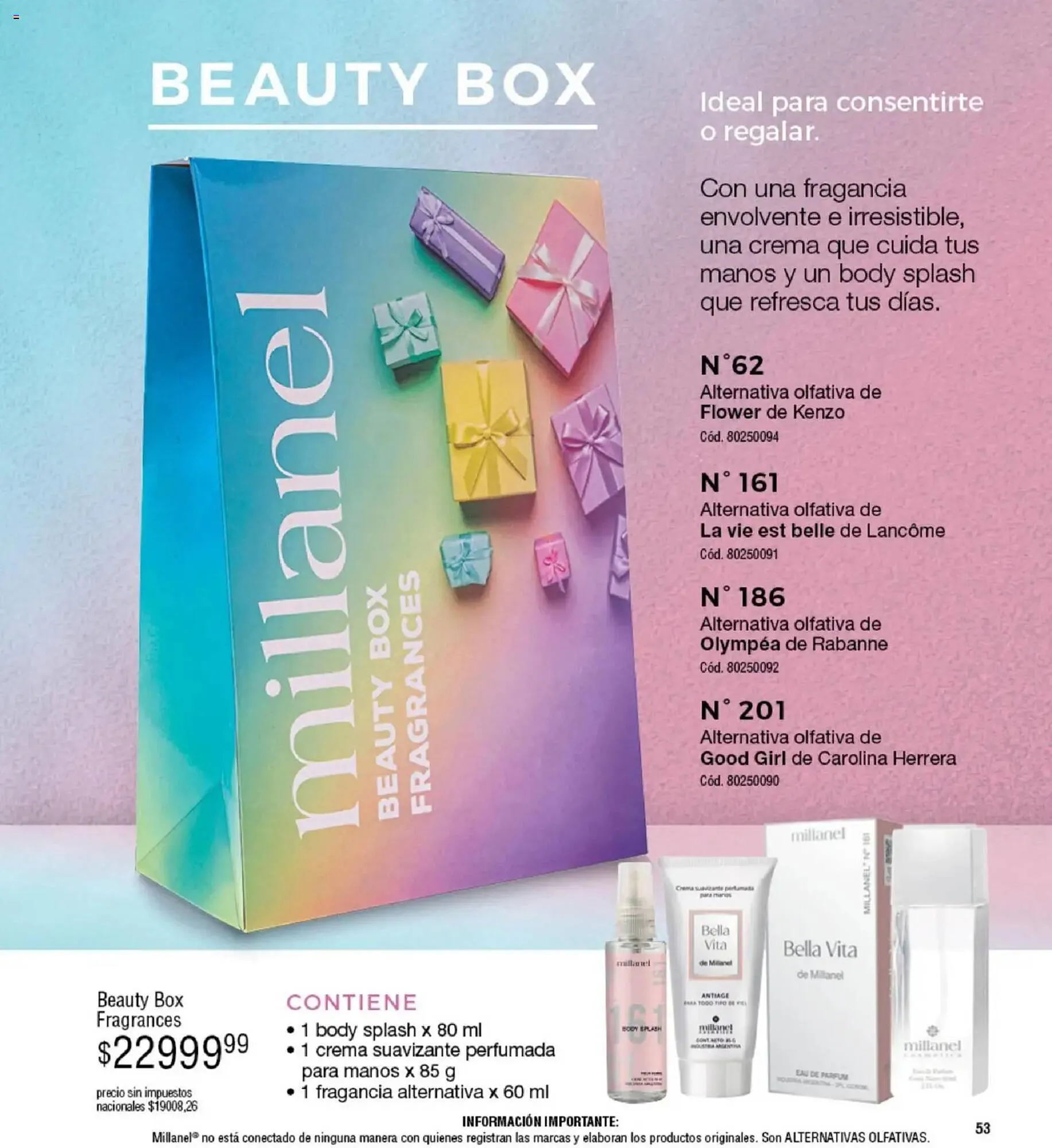 Ofertas de Catálogo Millanel Cosmética 5 de enero al 1 de febrero 2026 - Página 53 del catálogo