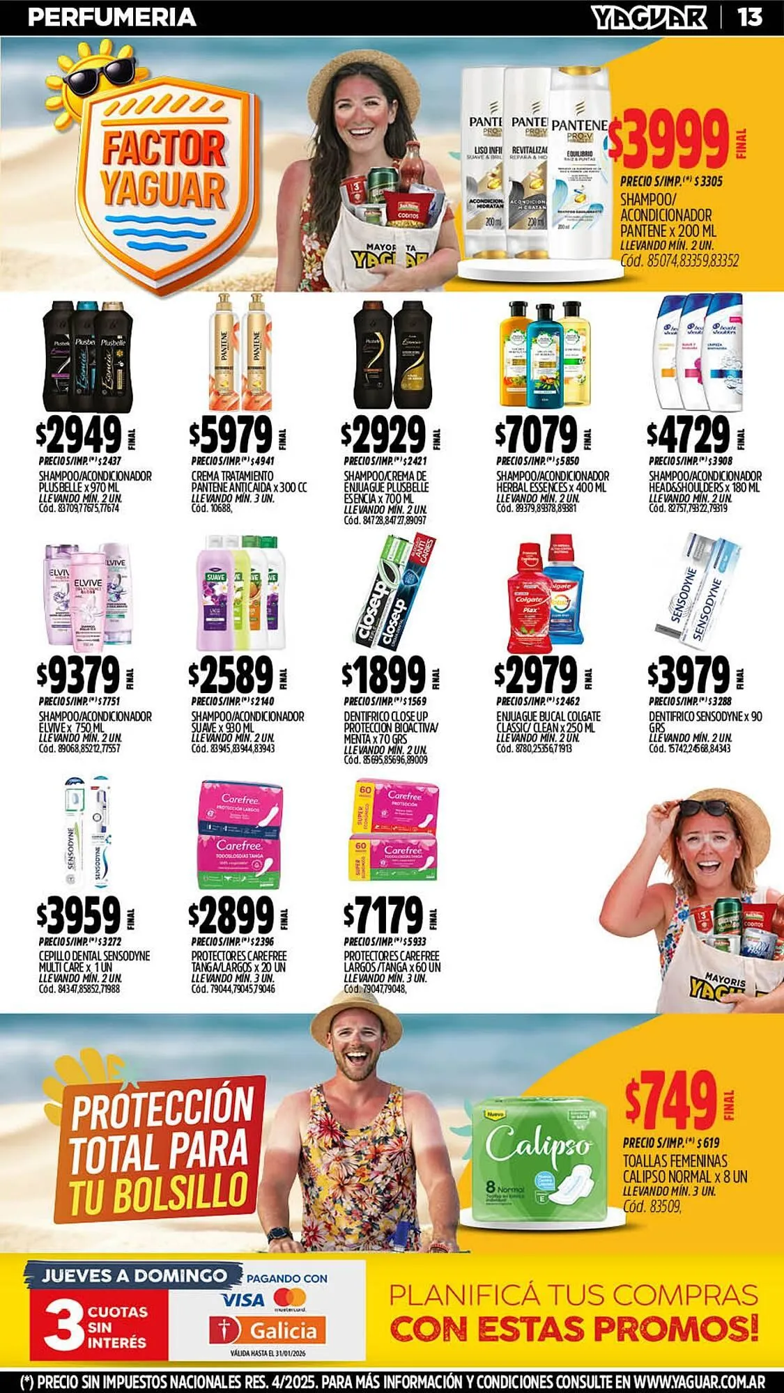 Ofertas de Catálogo Supermercados Yaguar 19 de enero al 25 de enero 2026 - Página 13 del catálogo