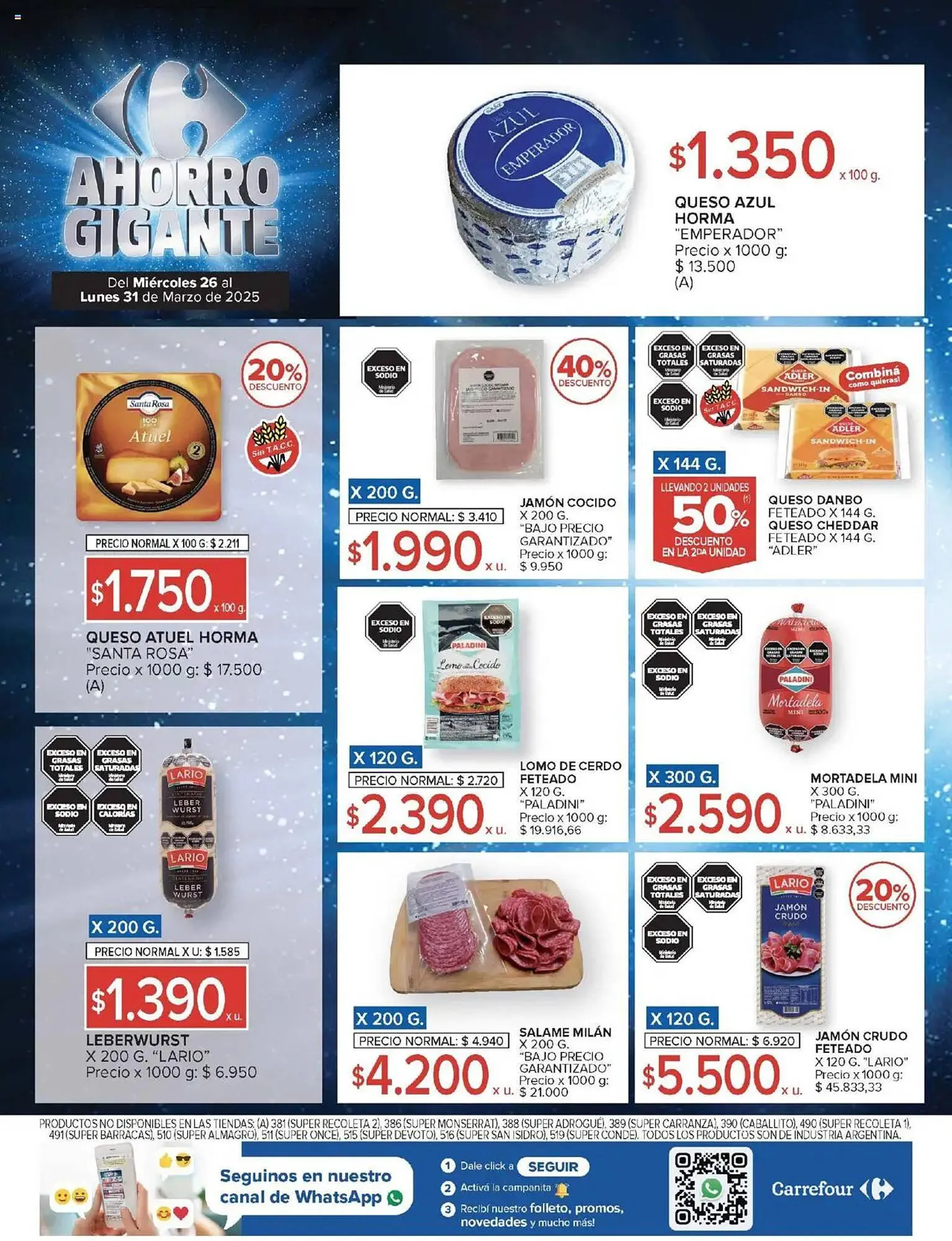 Ofertas de Catálogo Carrefour Market 26 de marzo al 31 de marzo 2025 - Página 17 del catálogo