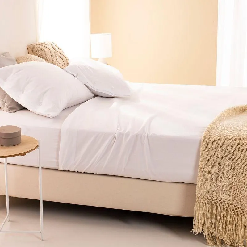 Juego de Sábanas 2 Plazas Línea Egipcia Liso