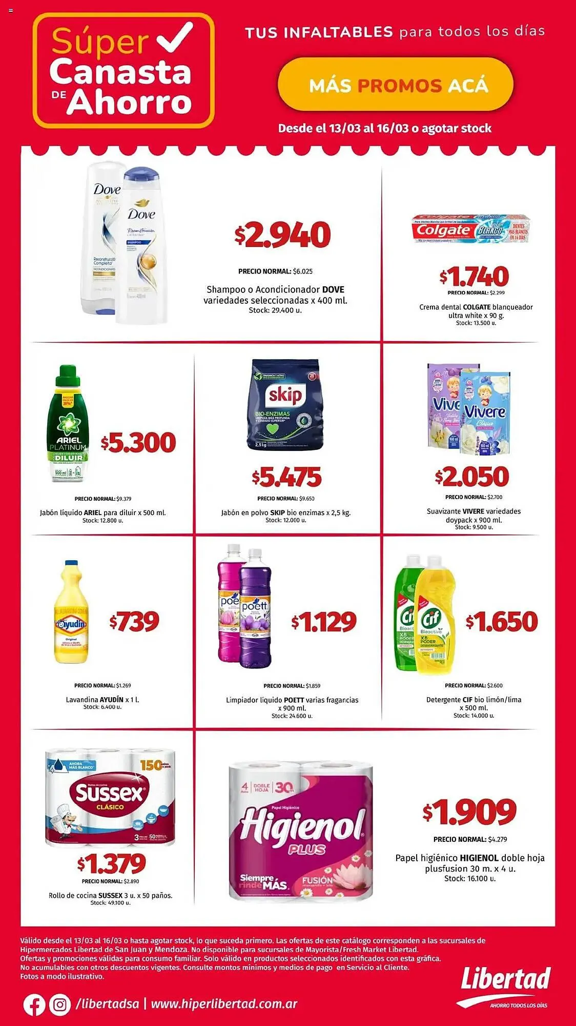 Ofertas de Catálogo Hipermercado Libertad 13 de marzo al 16 de marzo 2025 - Página 4 del catálogo
