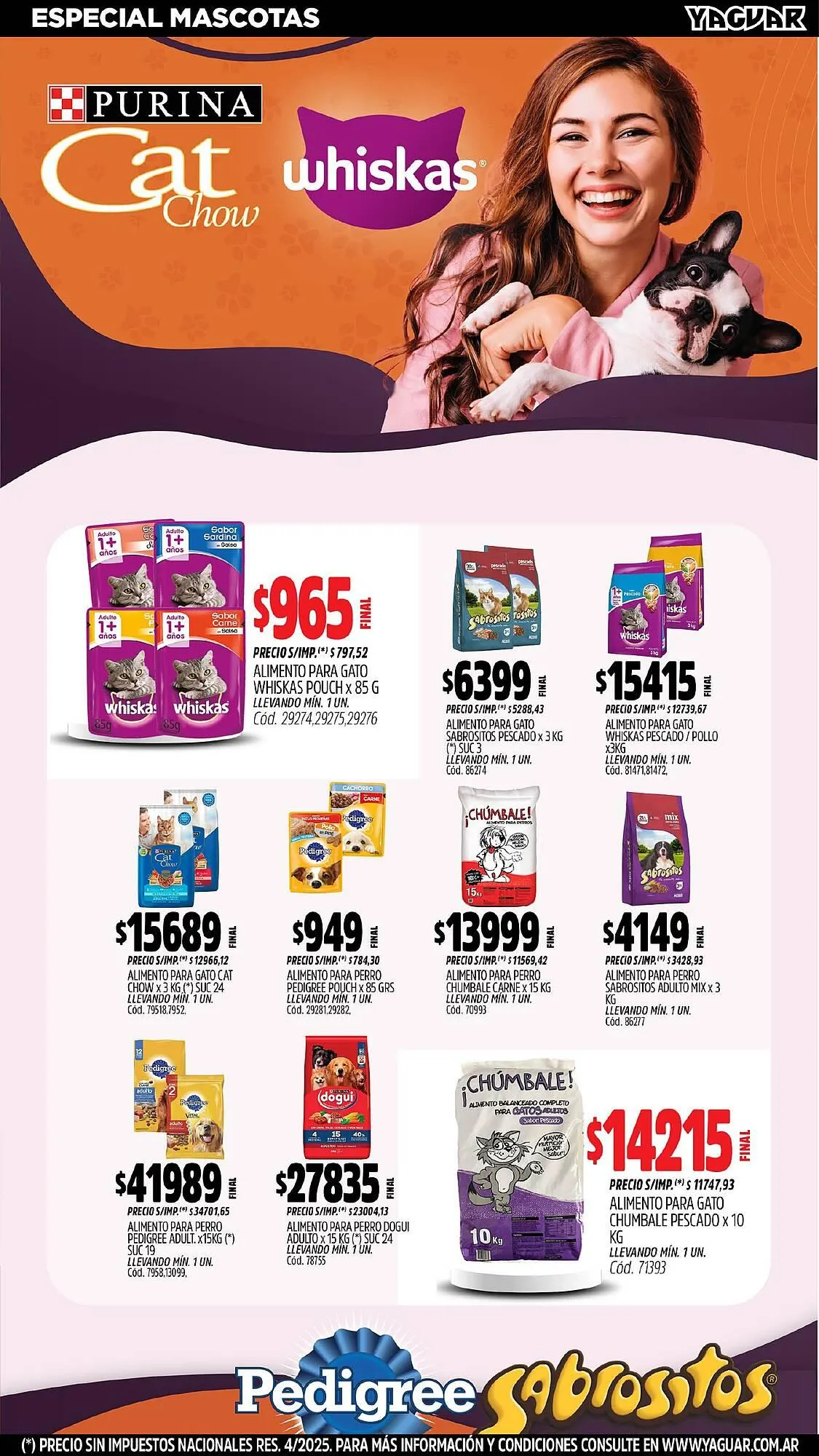 Ofertas de Catálogo Supermercados Yaguar 21 de julio al 28 de julio 2025 - Página 29 del catálogo