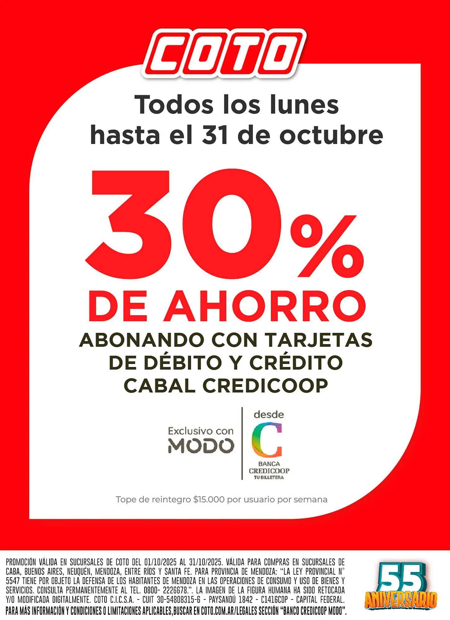 Ofertas de Catálogo Coto 13 de octubre al 31 de octubre 2025 - Página 1 del catálogo