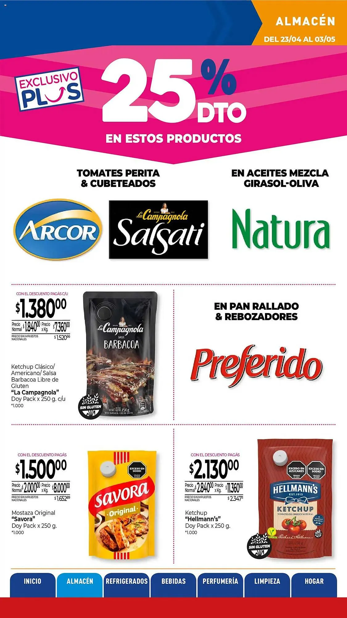 Ofertas de Catálogo La Anonima 23 de abril al 3 de mayo 2026 - Página 12 del catálogo