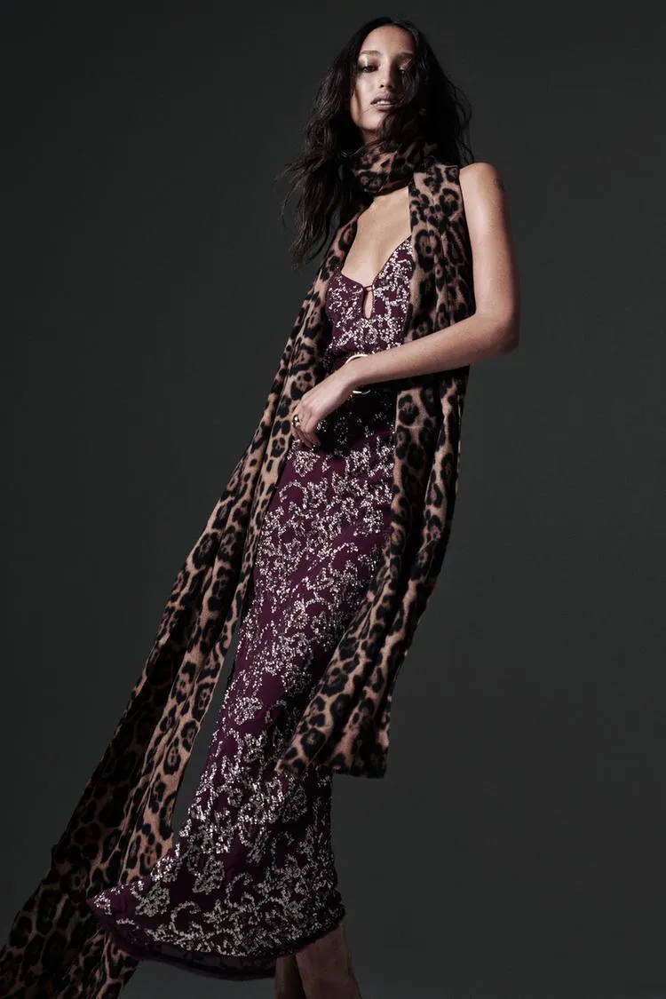 VESTIDO LENCERO LENTEJUELAS ZW COLLECTION