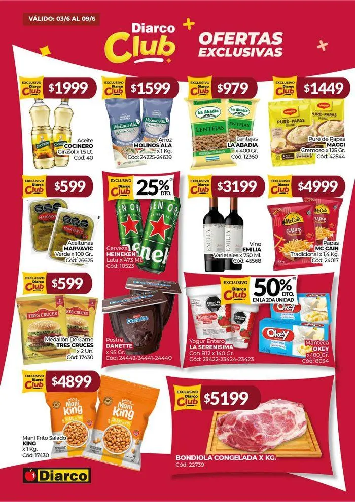 Ofertas de Diarco Ofertas Interior 4 de junio al 9 de junio 2024 - Página 7 del catálogo
