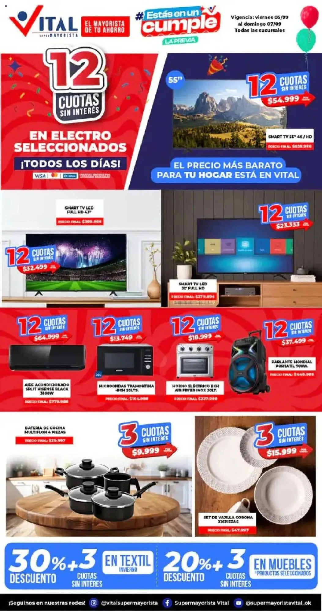 Ofertas de Catálogo Supermayorista Vital 5 de septiembre al 7 de septiembre 2025 - Página 3 del catálogo