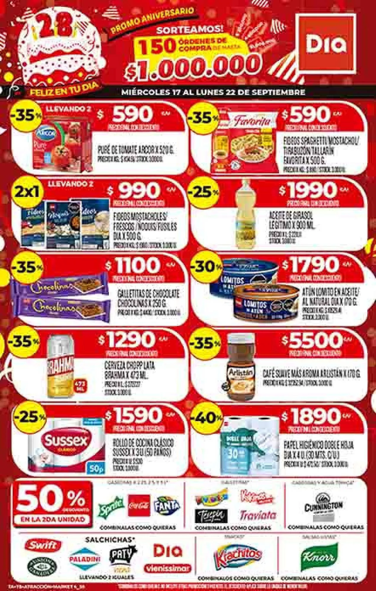 Ofertas de Folleto Supermercados DIA 16 de septiembre al 22 de septiembre 2025 - Página 1 del catálogo