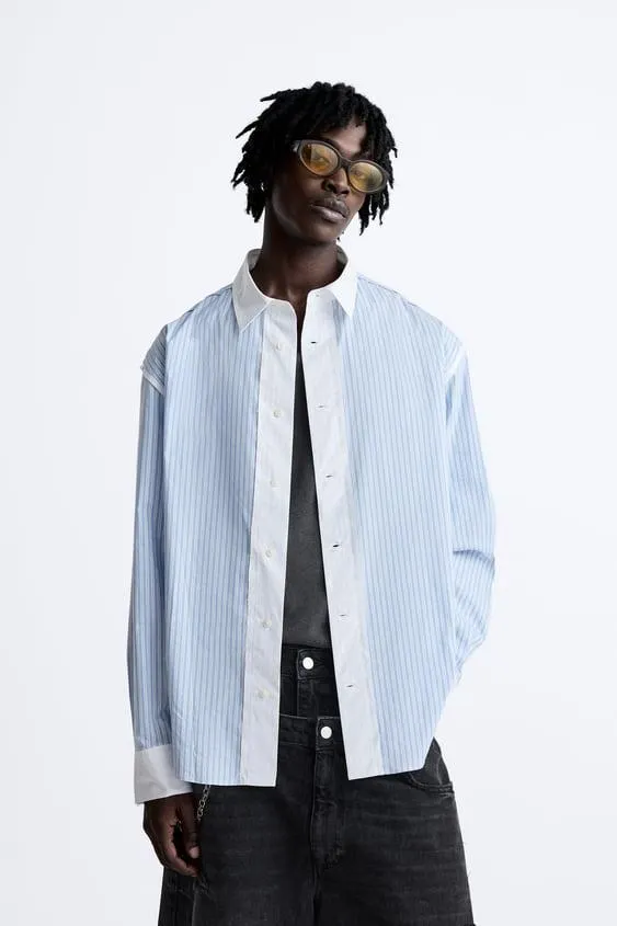 CAMISA RAYAS CONTRASTE