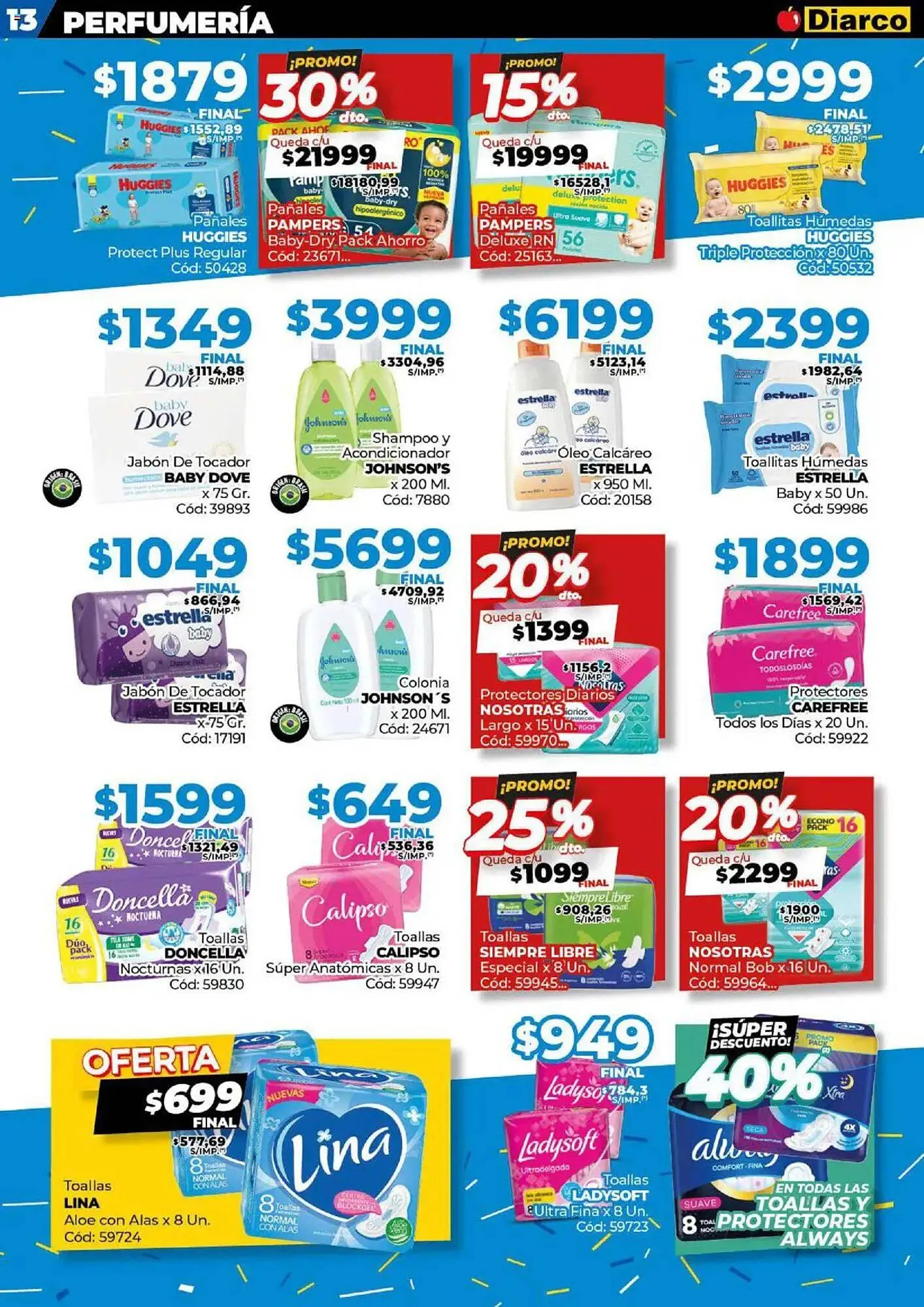 Ofertas de Catálogo Diarco 21 de julio al 26 de julio 2025 - Página 13 del catálogo