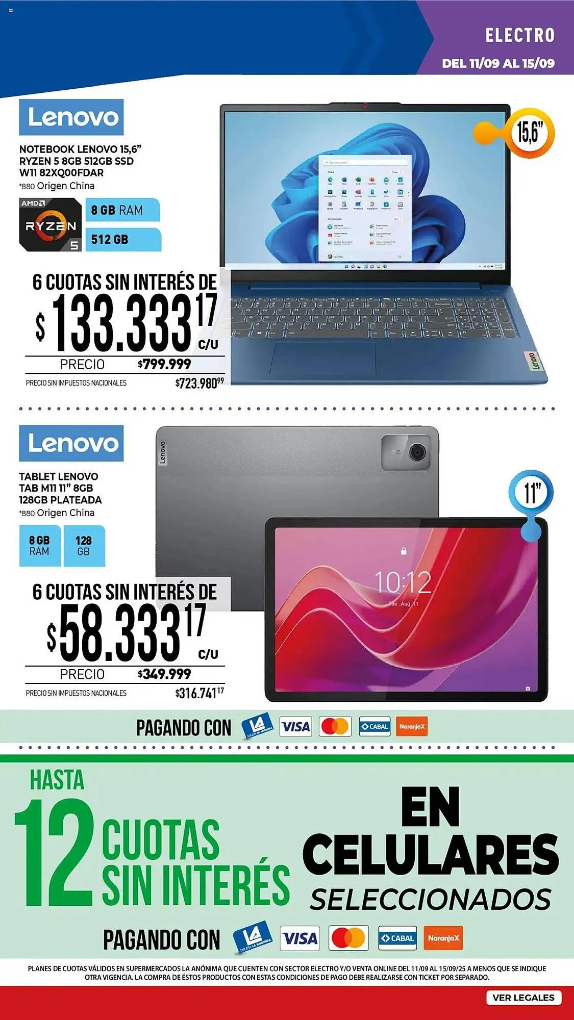 Ofertas de Catálogo La Anonima 11 de septiembre al 21 de septiembre 2025 - Página 35 del catálogo