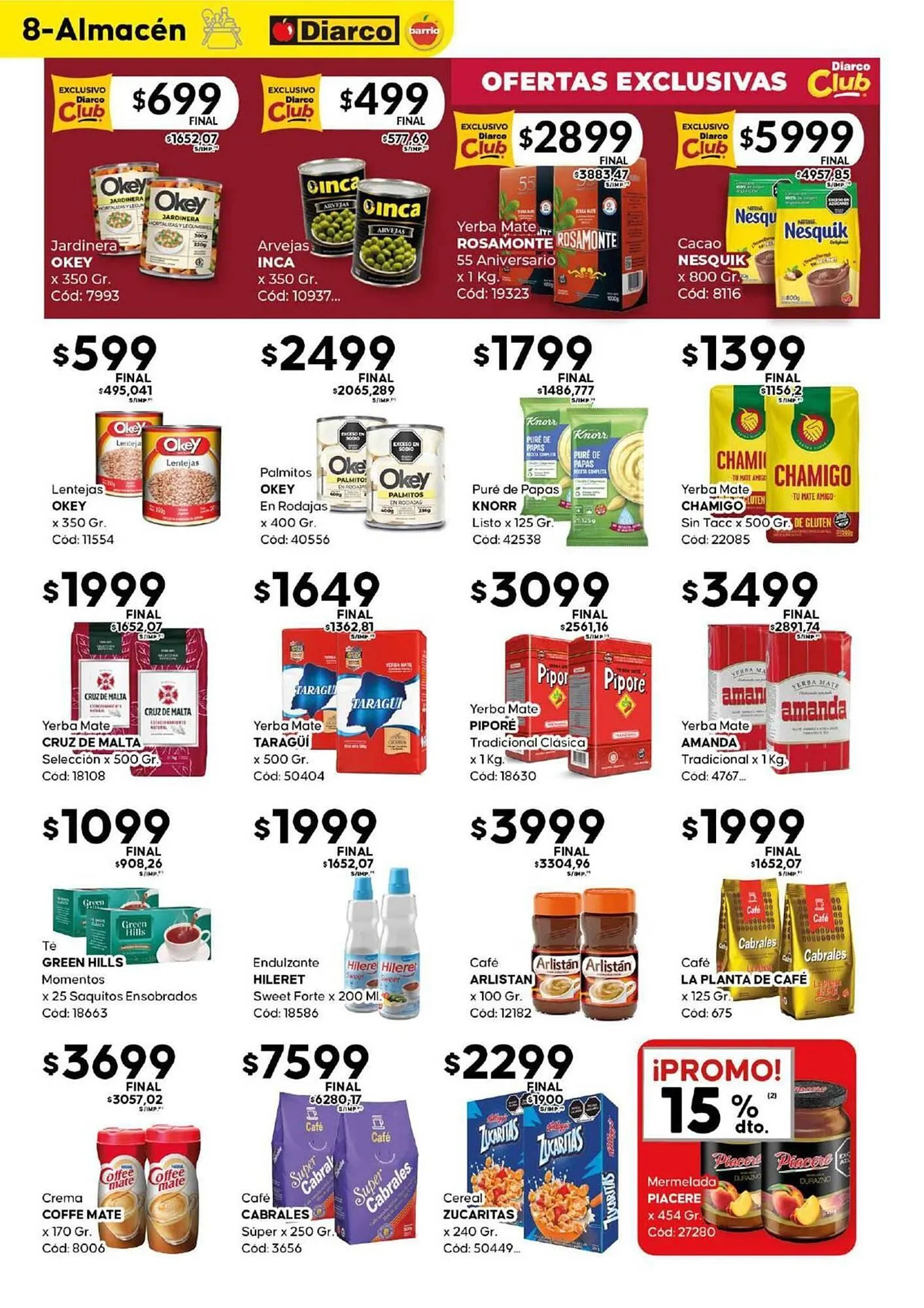 Ofertas de Catálogo Diarco 15 de abril al 18 de abril 2025 - Página 8 del catálogo