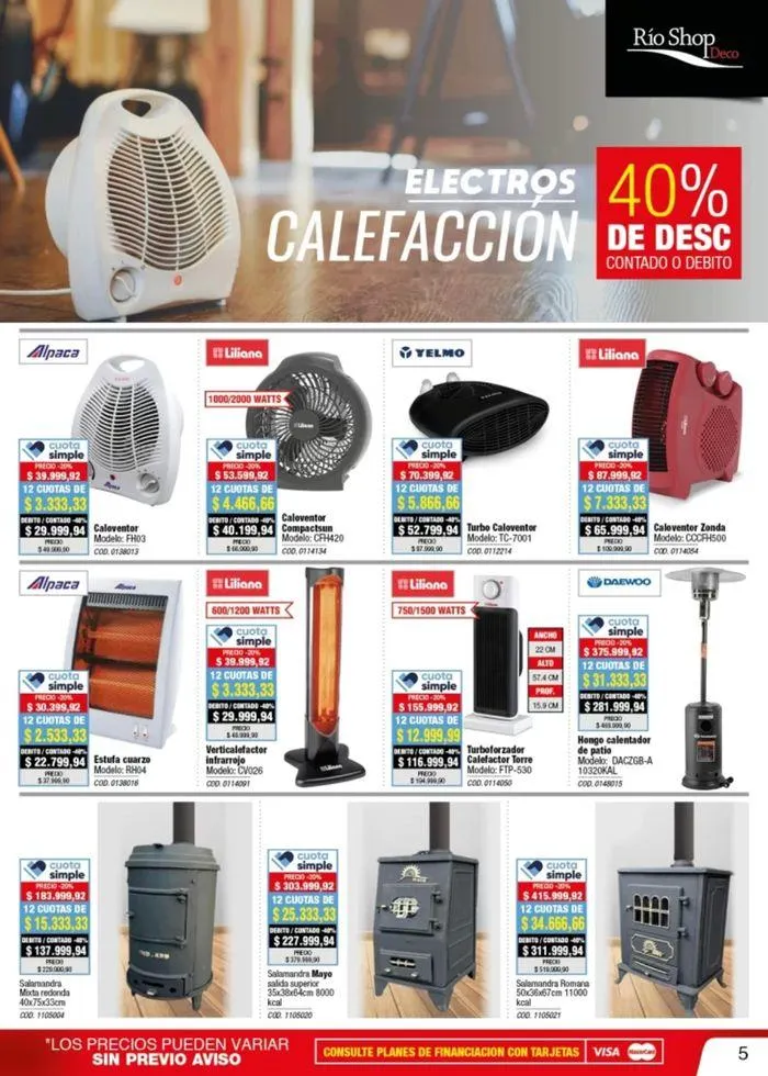Ofertas de Ofertas Rio Shop Deco 20 de agosto al 3 de septiembre 2024 - Página 38 del catálogo