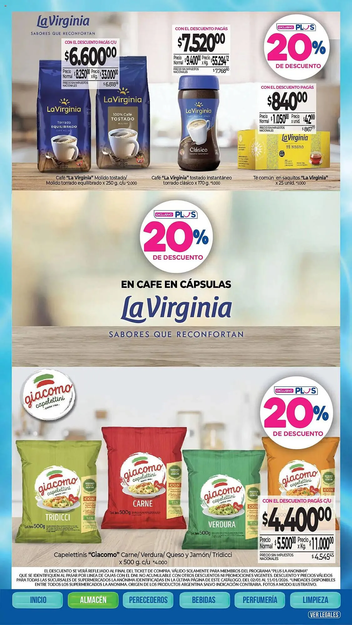 Ofertas de Catálogo La Anonima 2 de enero al 11 de enero 2026 - Página 9 del catálogo