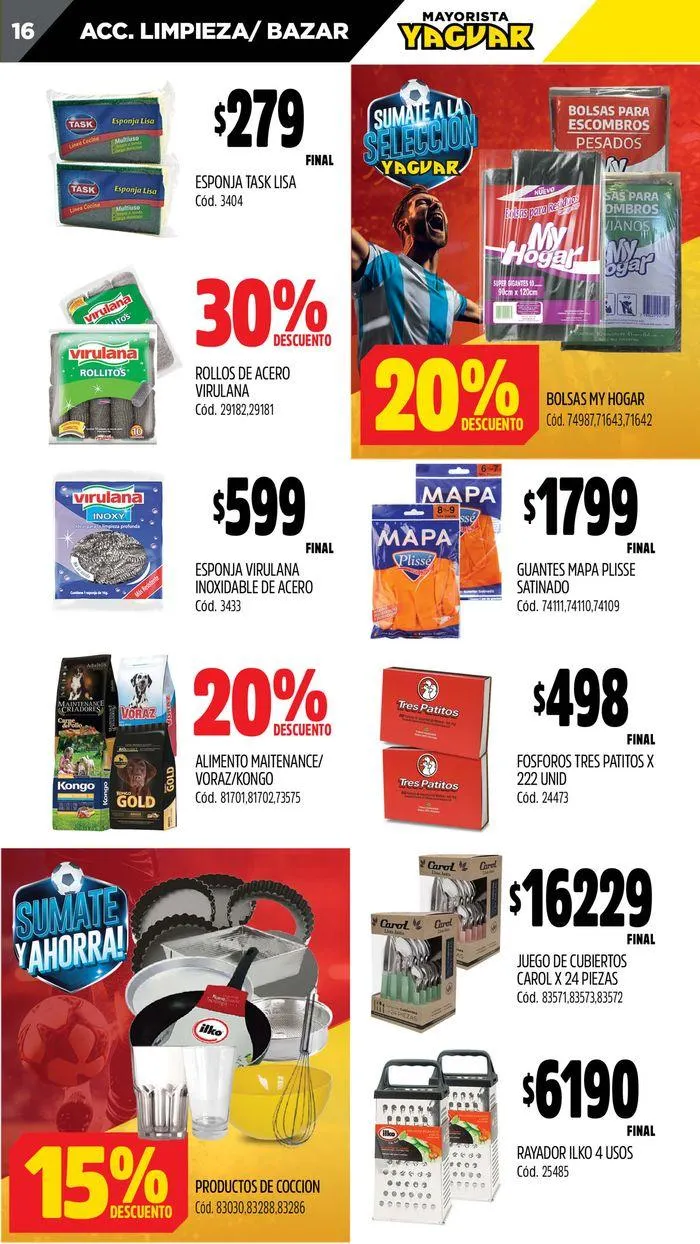 Ofertas de Ofertas Supermercados Yaguar Trelew 1 de julio al 7 de julio 2024 - Página 16 del catálogo