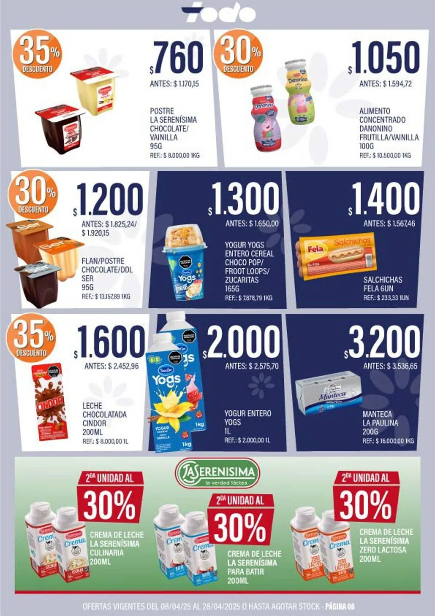 Ofertas de Catálogo Supermercados Todo 9 de abril al 28 de abril 2025 - Página 8 del catálogo