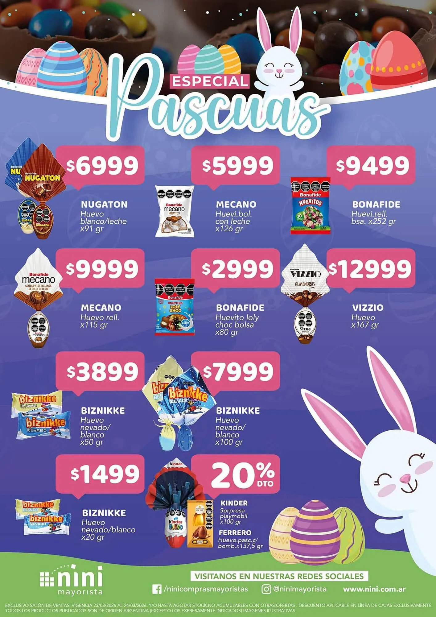Ofertas de Catálogo Nini Mayorista 23 de marzo al 24 de marzo 2026 - Página 1 del catálogo