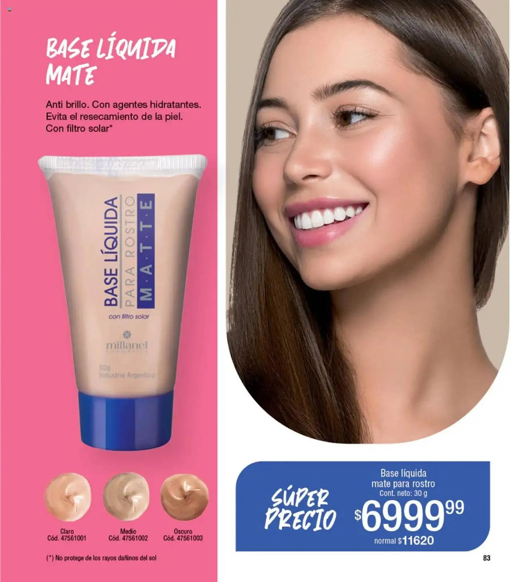 Ofertas de Catálogo Millanel Cosmética 21 de julio al 18 de agosto 2025 - Página 83 del catálogo