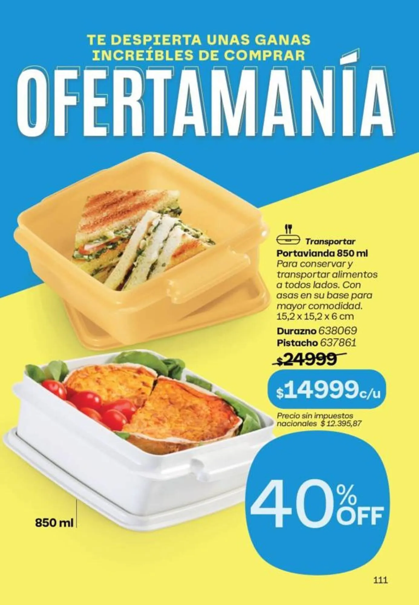 Ofertas de Folleto Tupperware 1 de octubre al 31 de octubre 2025 - Página 112 del catálogo