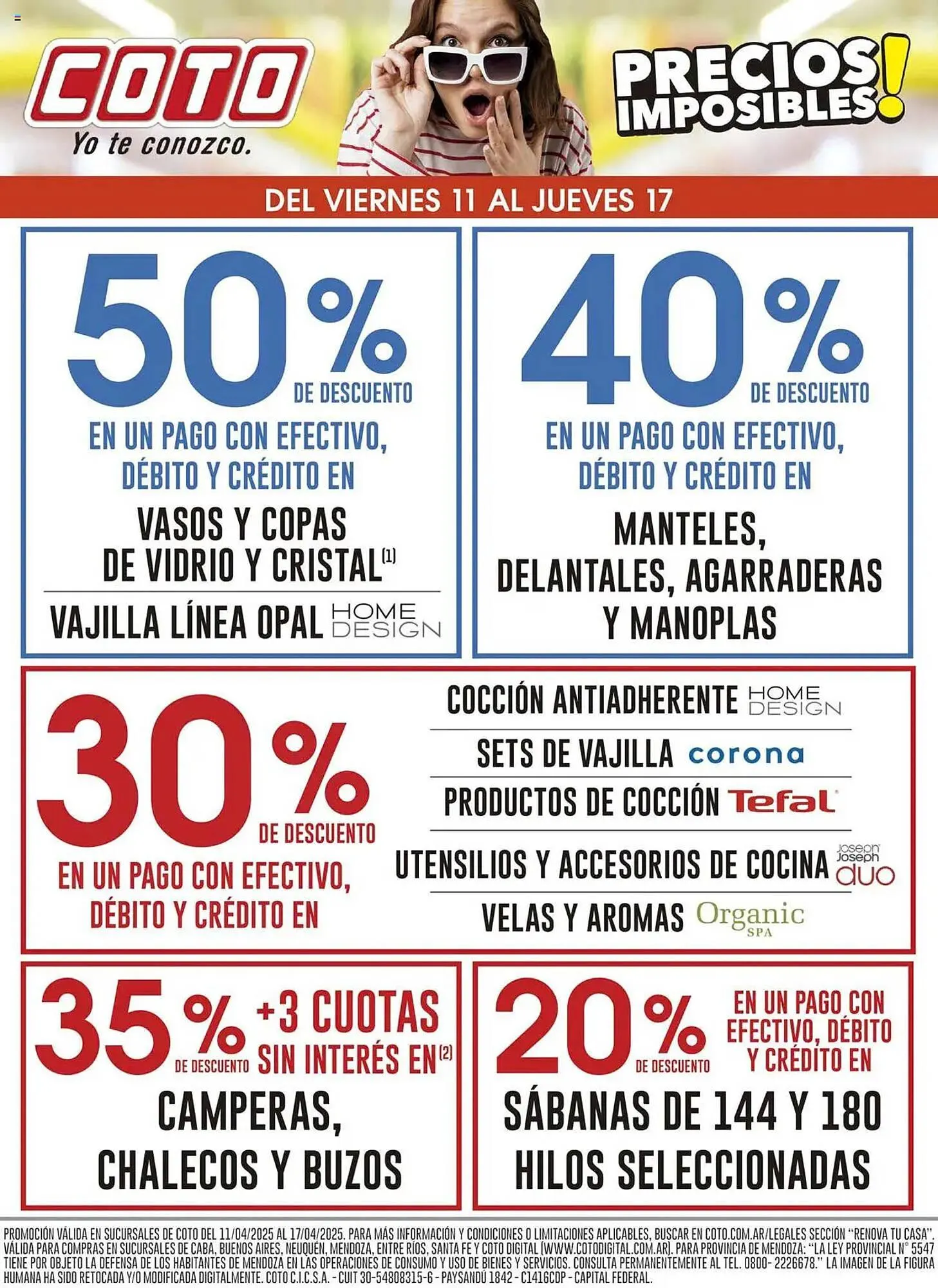 Ofertas de Catálogo Coto 11 de abril al 17 de abril 2025 - Página 1 del catálogo