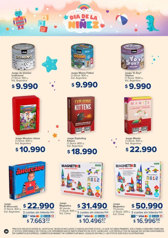 Ofertas de Catálogo Día de la Niñez Hiper 26 de julio al 19 de agosto 2024 - Página 18 del catálogo