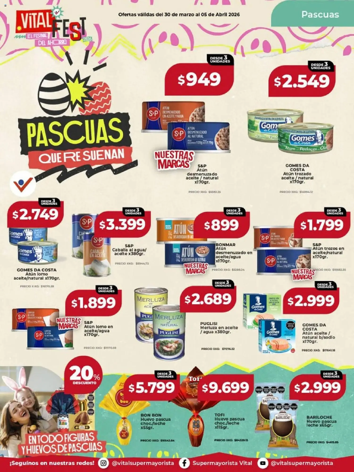 Ofertas de Catálogo Supermayorista Vital 30 de marzo al 5 de abril 2026 - Página 16 del catálogo