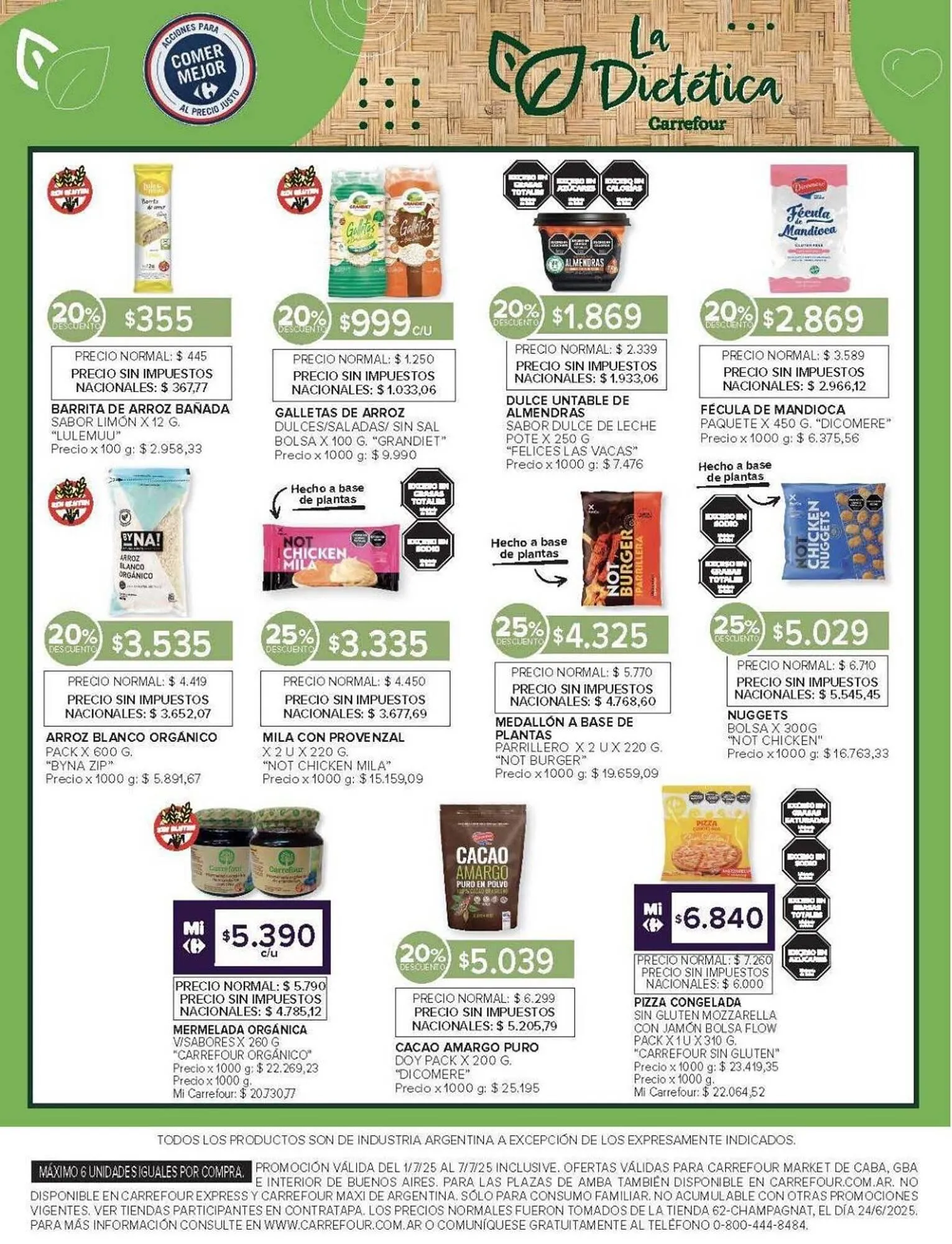 Ofertas de Catálogo Carrefour Market 1 de julio al 8 de julio 2025 - Página 14 del catálogo