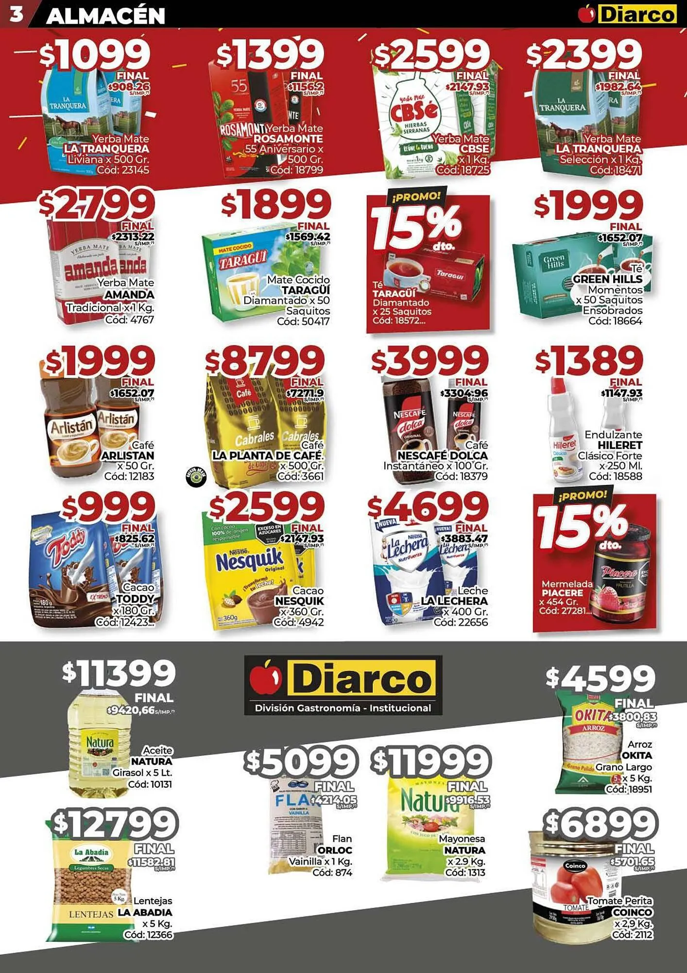 Ofertas de Catálogo Diarco 2 de junio al 8 de junio 2025 - Página 3 del catálogo