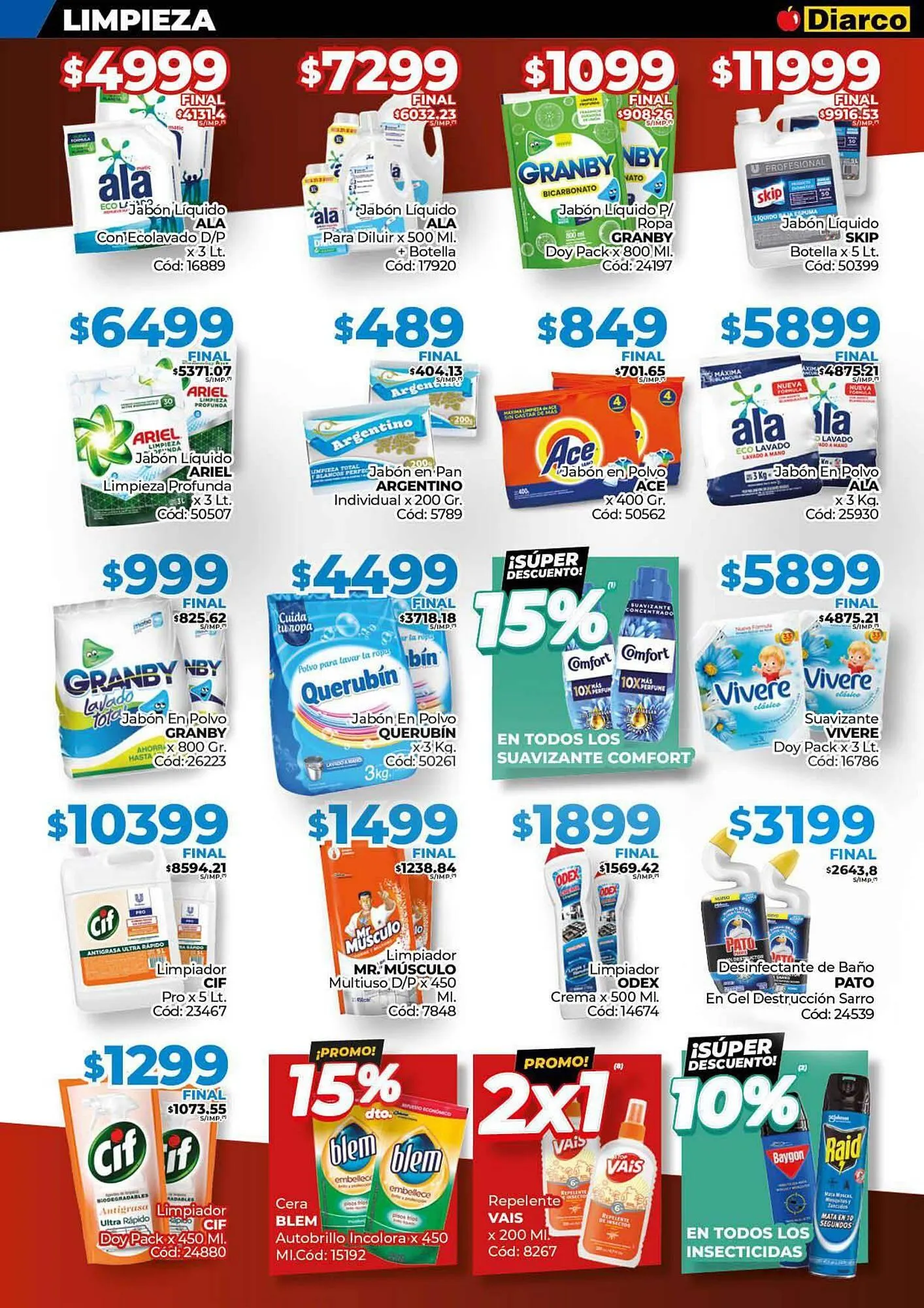 Ofertas de Catálogo Diarco 19 de mayo al 25 de mayo 2025 - Página 20 del catálogo