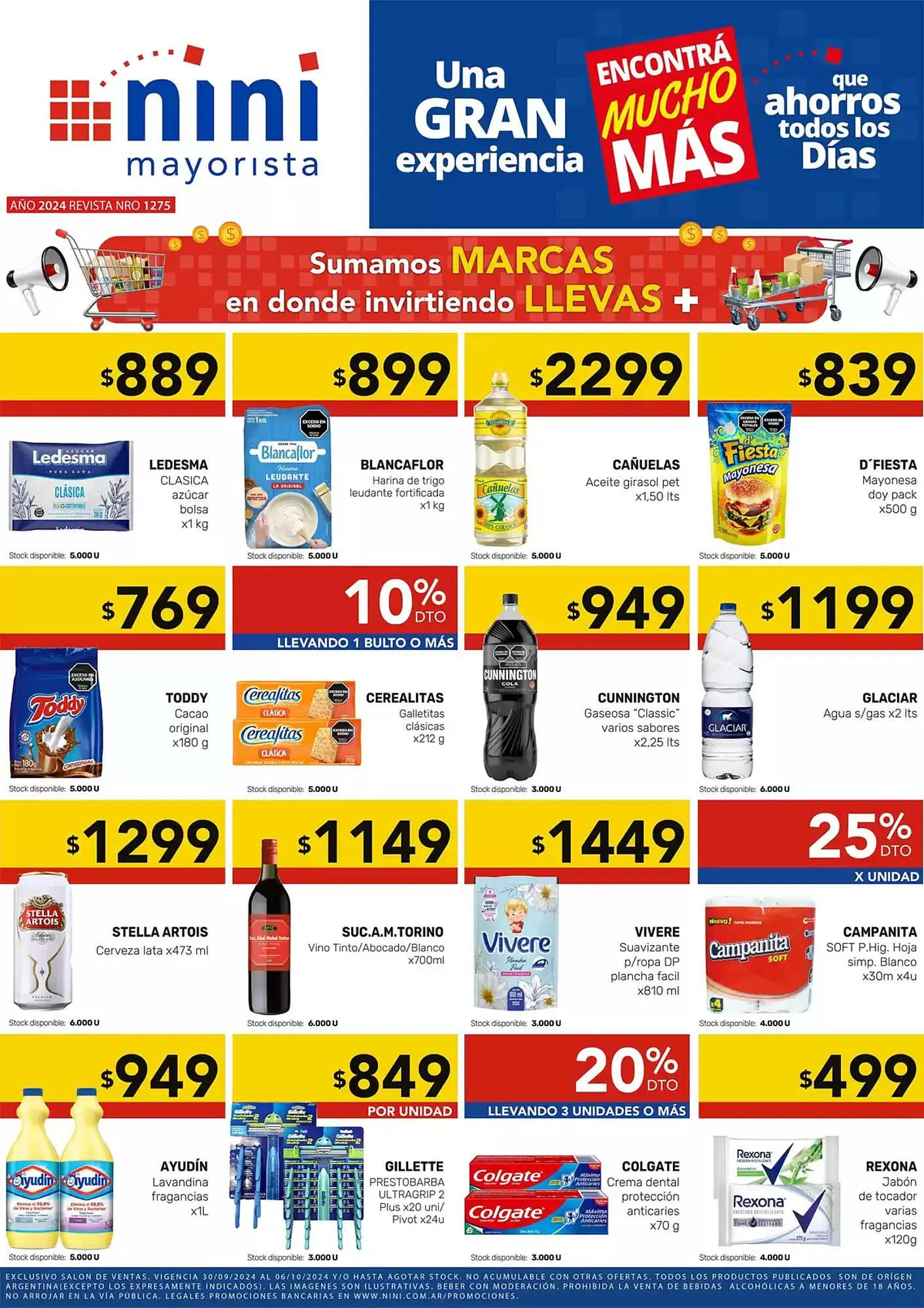 Ofertas de Catálogo Nini Mayorista 1 de octubre al 15 de octubre 2024 - Página 1 del catálogo