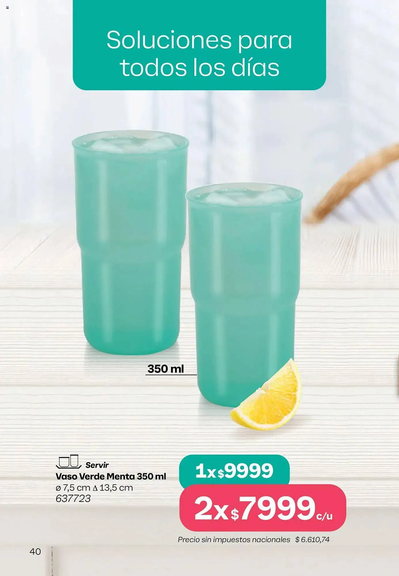 Ofertas de Catálogo Tupperware 23 de julio al 6 de agosto 2025 - Página 41 del catálogo