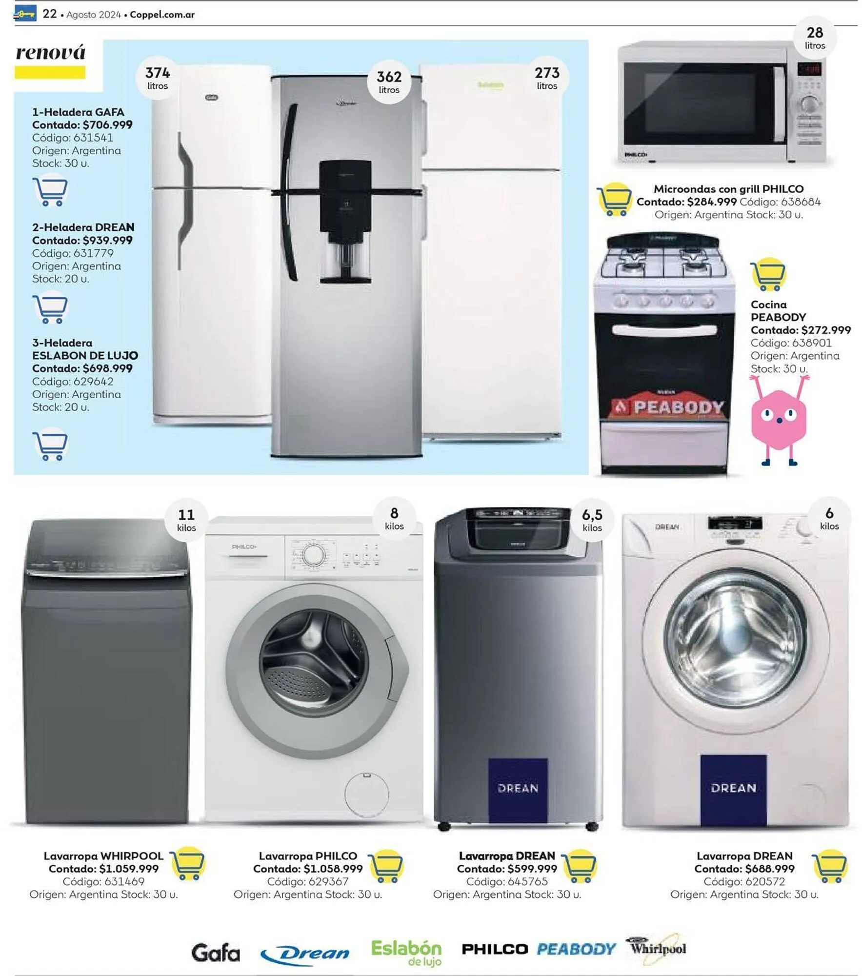 Ofertas de Catálogo Coppel 1 de agosto al 31 de agosto 2024 - Página 22 del catálogo