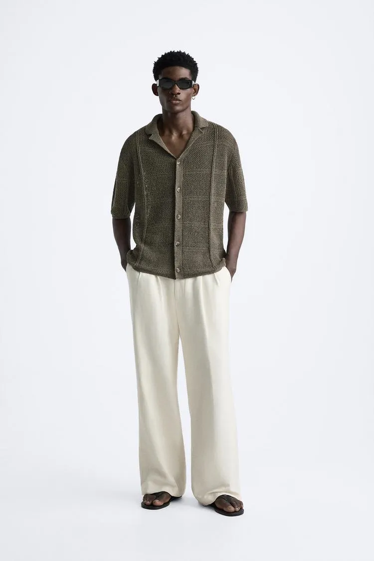 CAMISA JACQUARD PUNTO