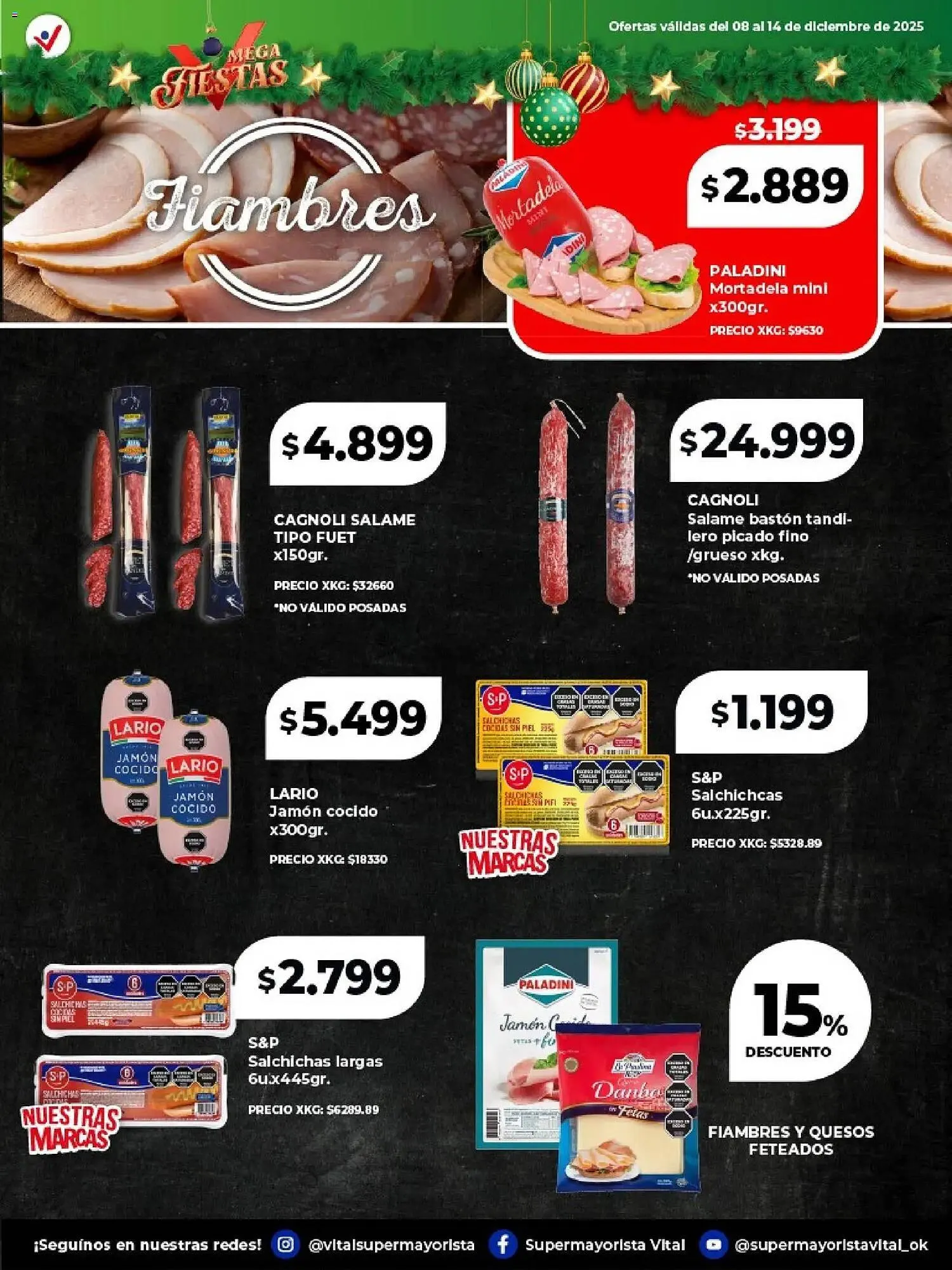 Ofertas de Catálogo Supermayorista Vital 8 de diciembre al 15 de diciembre 2025 - Página 10 del catálogo