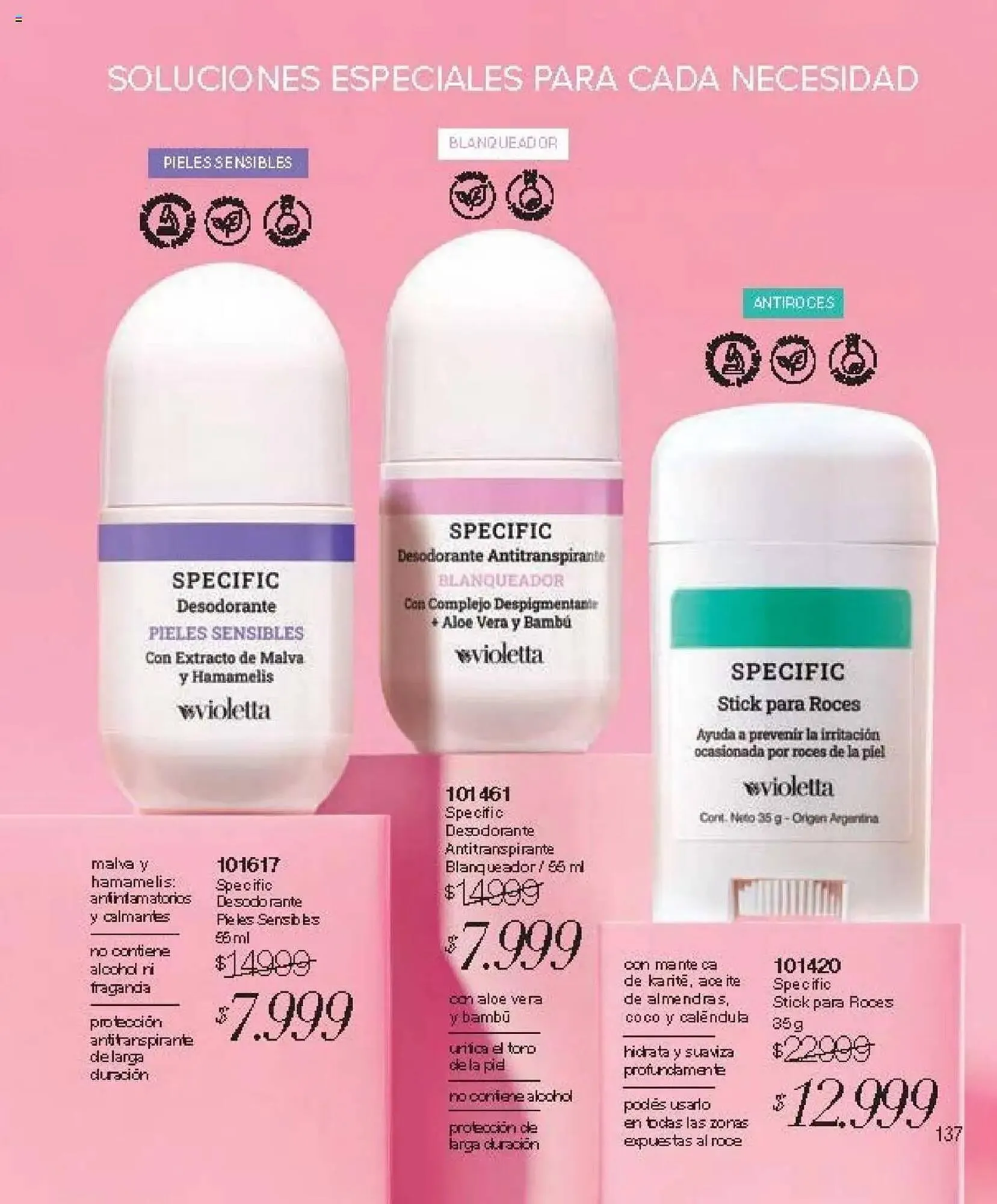 Ofertas de Catálogo Violetta Cosméticos 20 de marzo al 2 de abril 2025 - Página 79 del catálogo