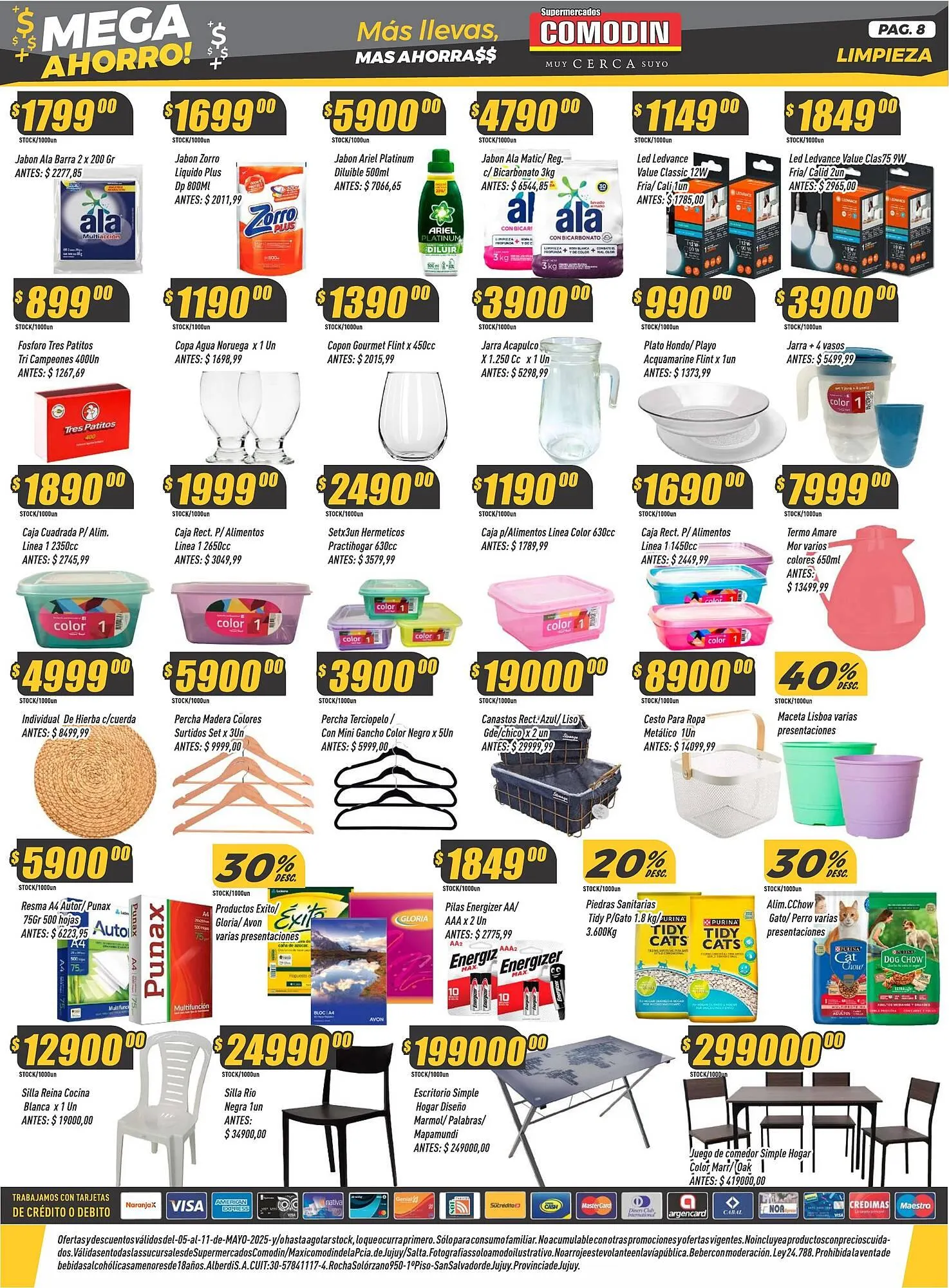 Ofertas de Catálogo Supermercados Comodin 5 de mayo al 11 de mayo 2025 - Página 8 del catálogo
