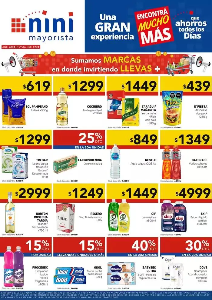 Ofertas de Revista Nini Mayorista 29 de septiembre al 13 de octubre 2024 - Página 1 del catálogo