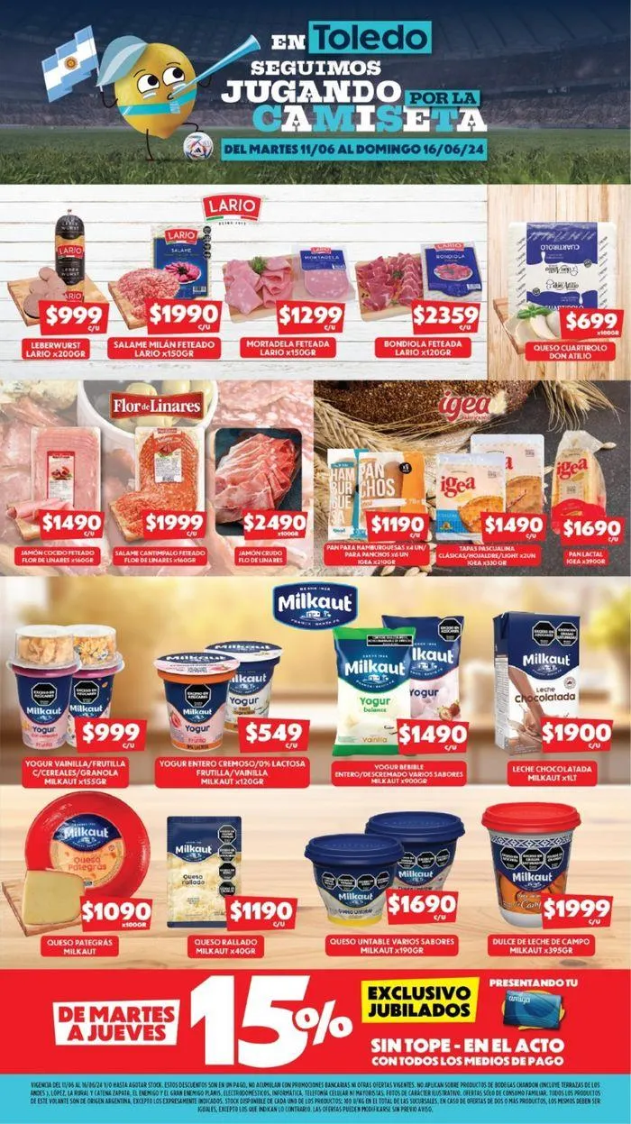 Ofertas de Catálogo Supermercados Toledo 11 de junio al 16 de junio 2024 - Página 2 del catálogo