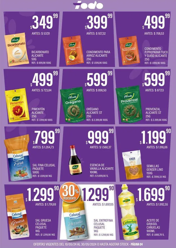 Ofertas de Catálogo Supermercados Todo 10 de mayo al 30 de mayo 2024 - Página 4 del catálogo