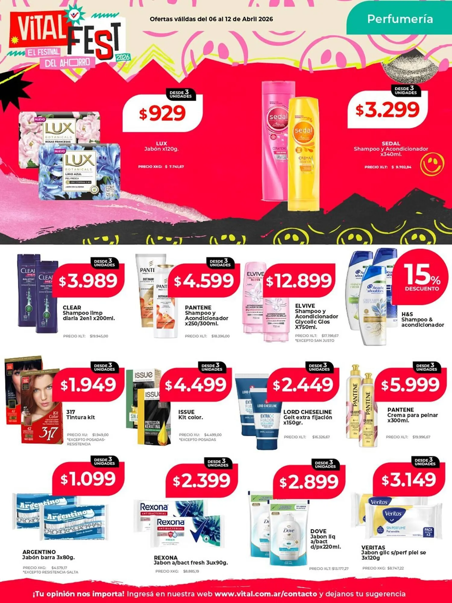 Ofertas de Catálogo Supermayorista Vital 6 de abril al 12 de abril 2026 - Página 3 del catálogo