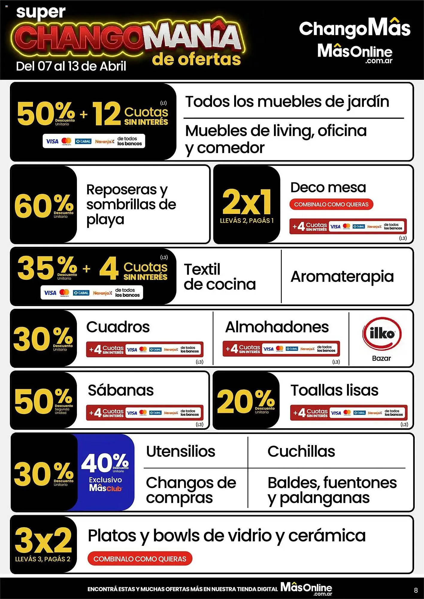 Ofertas de Catálogo Changomas 7 de abril al 14 de abril 2026 - Página 8 del catálogo