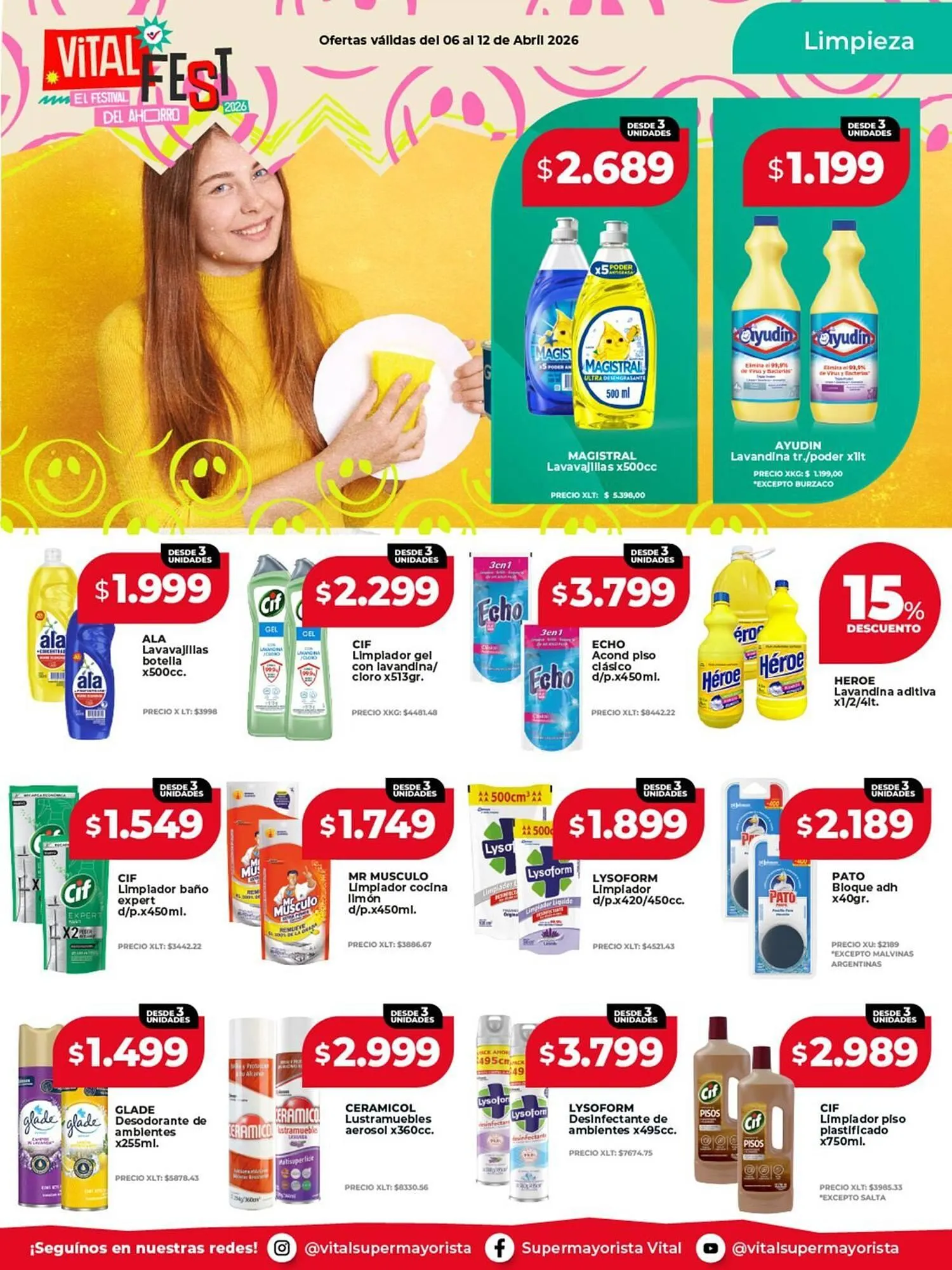 Ofertas de Catálogo Supermayorista Vital 6 de abril al 12 de abril 2026 - Página 6 del catálogo