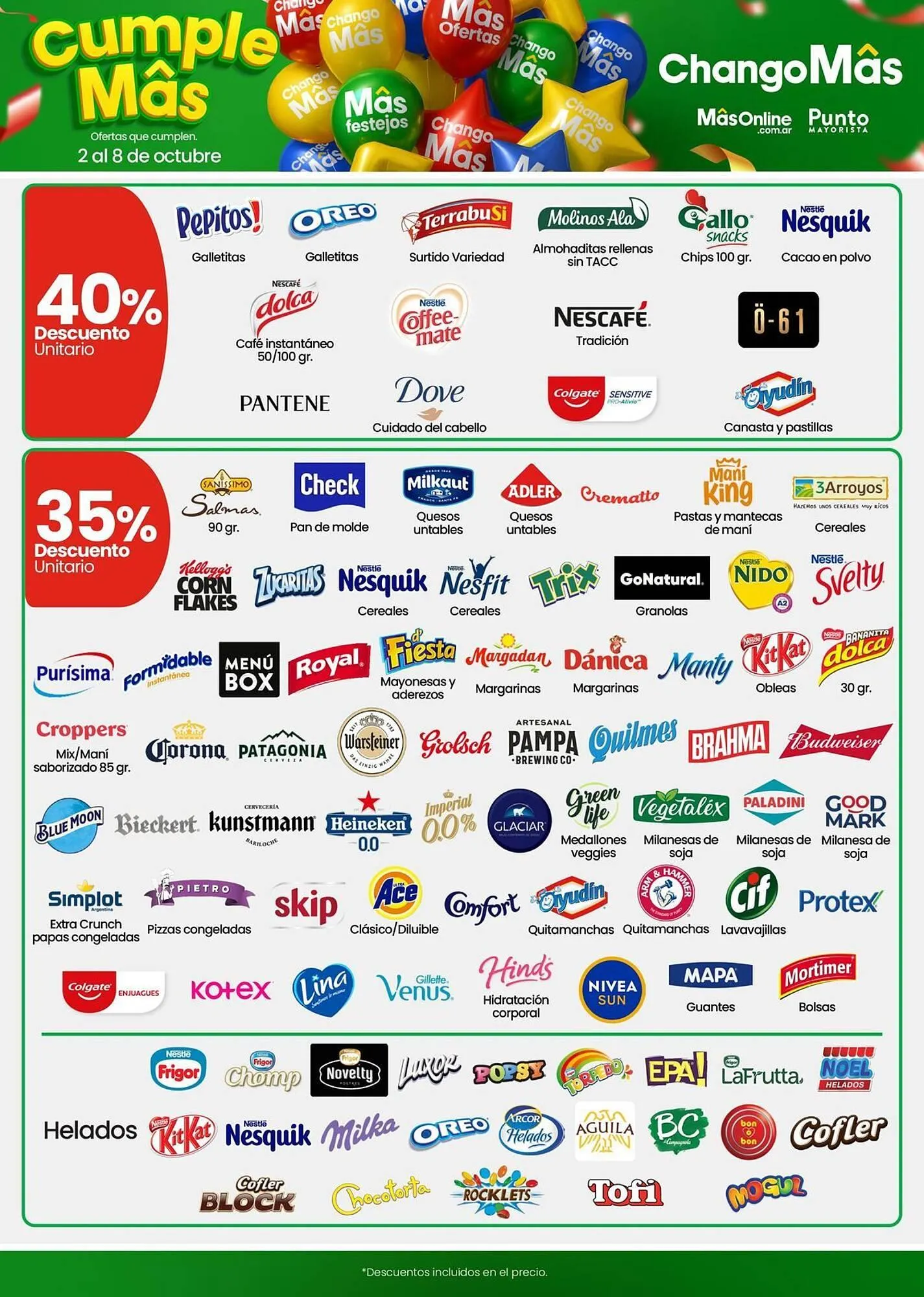 Ofertas de Catálogo Changomas 3 de octubre al 8 de octubre 2025 - Página 2 del catálogo